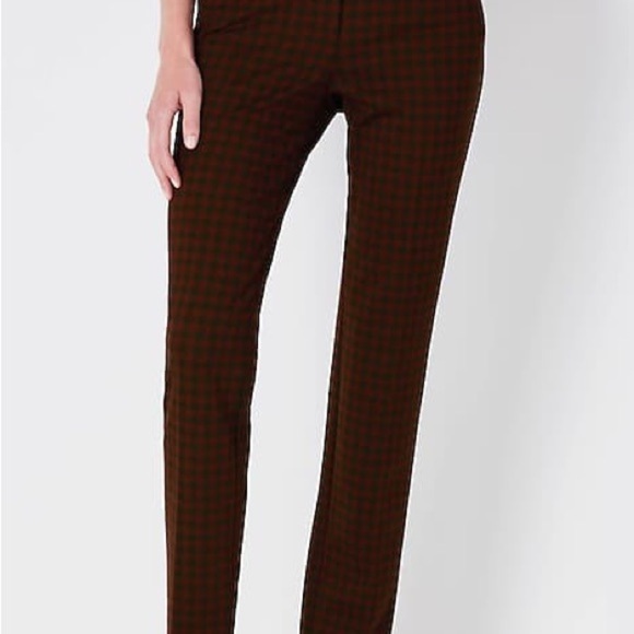 NWT J. JILL Essential Ponte Slim-Leg Pants/ COLOR DARK FIG - Picture 4 of 6